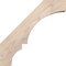 Ekena Millwork 3 1/2"W x 14"D x 14"H Balboa Smooth Knee Brace, Douglas Fir BRC04X14X14BOA00SDF - alternate 4